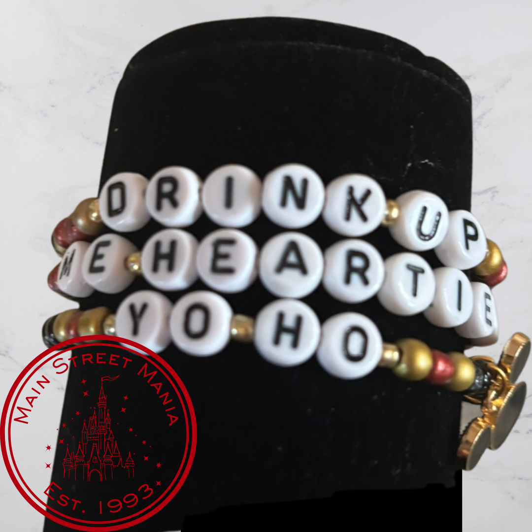 Drink Up Me Hearties Yo Ho Stack Bracelets