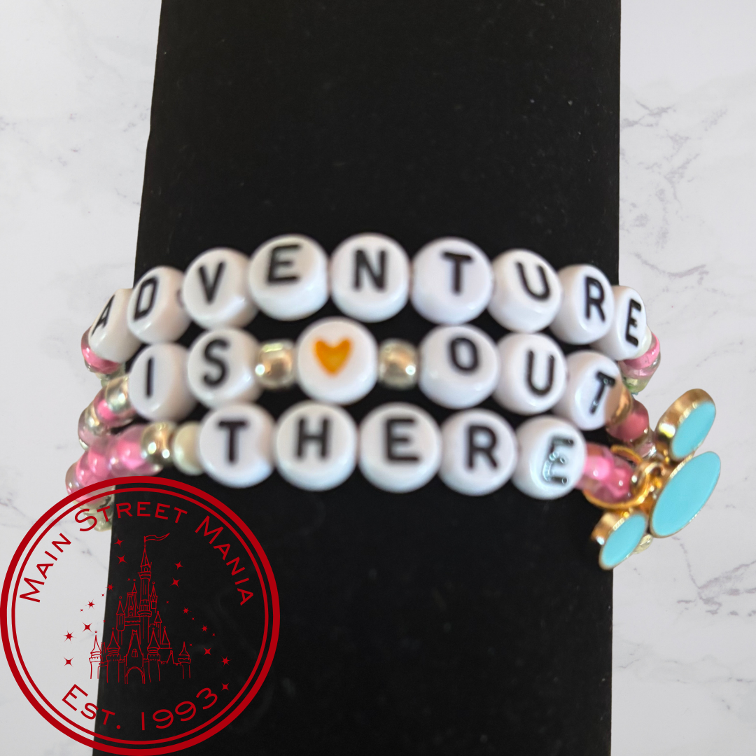 Adventure Is Out There Stack Bracelets
