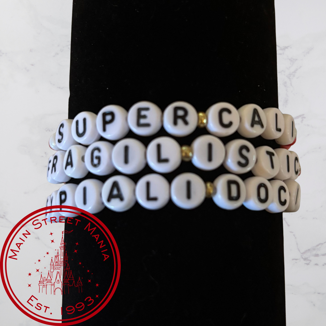 Supercalifragilisticexpialidocious Stack Bracelets