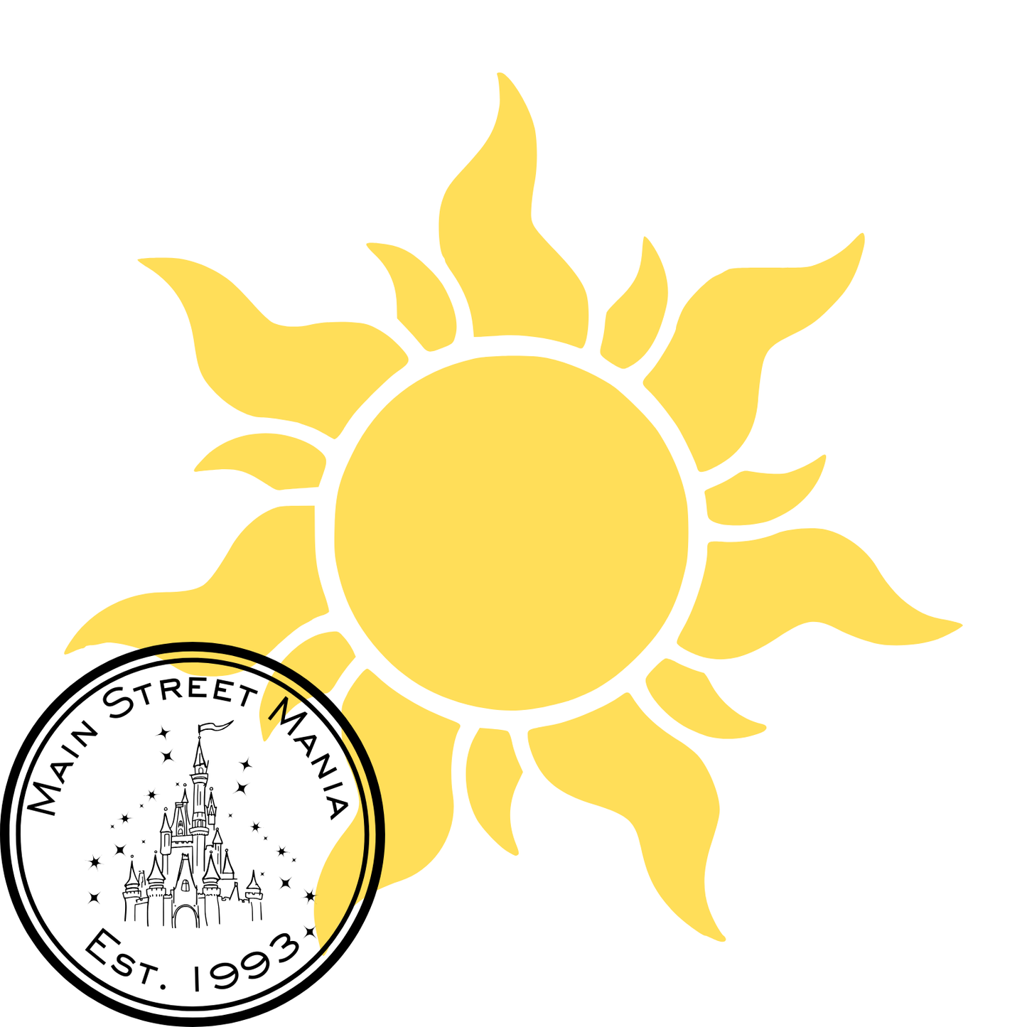 Tangled Sun Sticker Decal