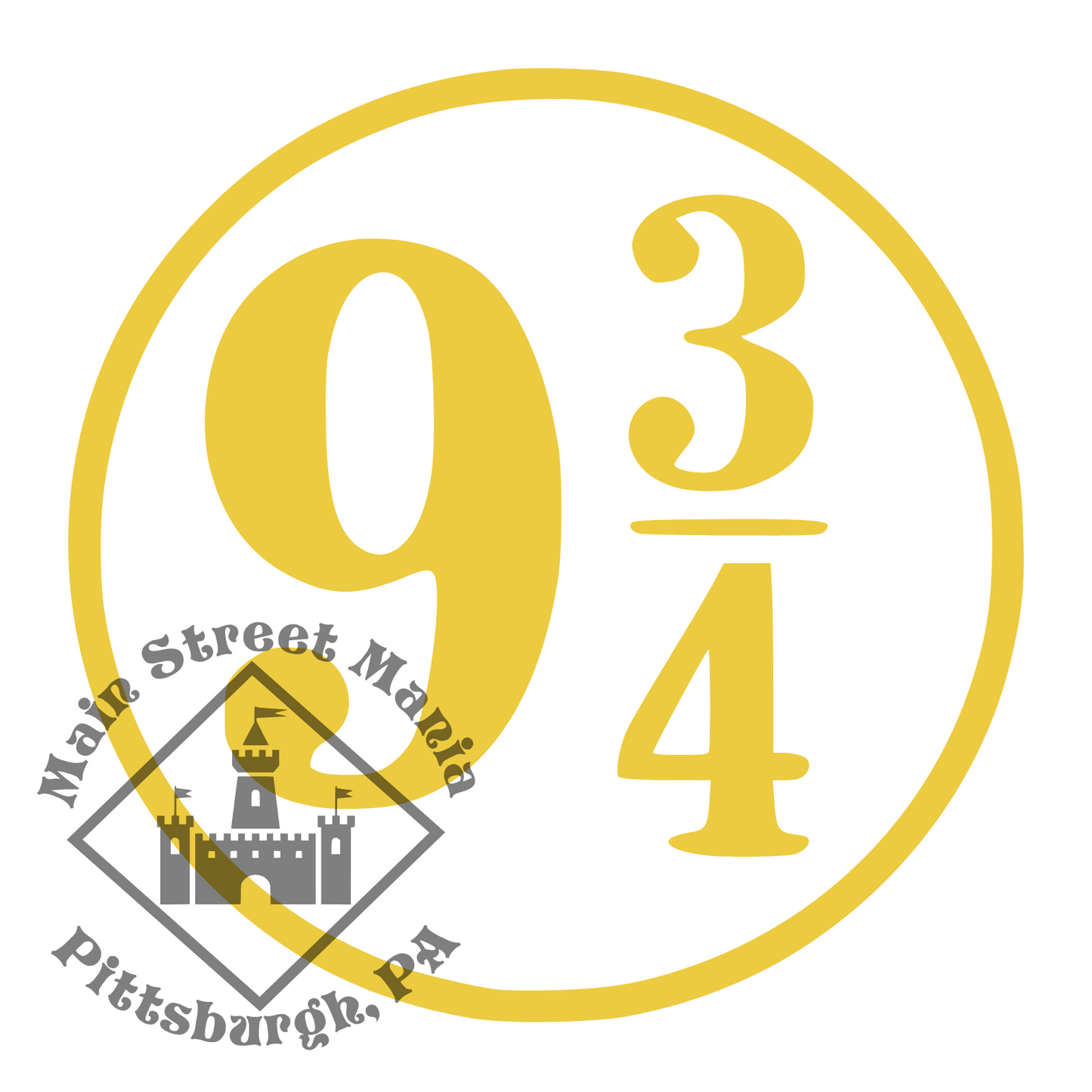 Platform 9 3/4 Decal Sticker