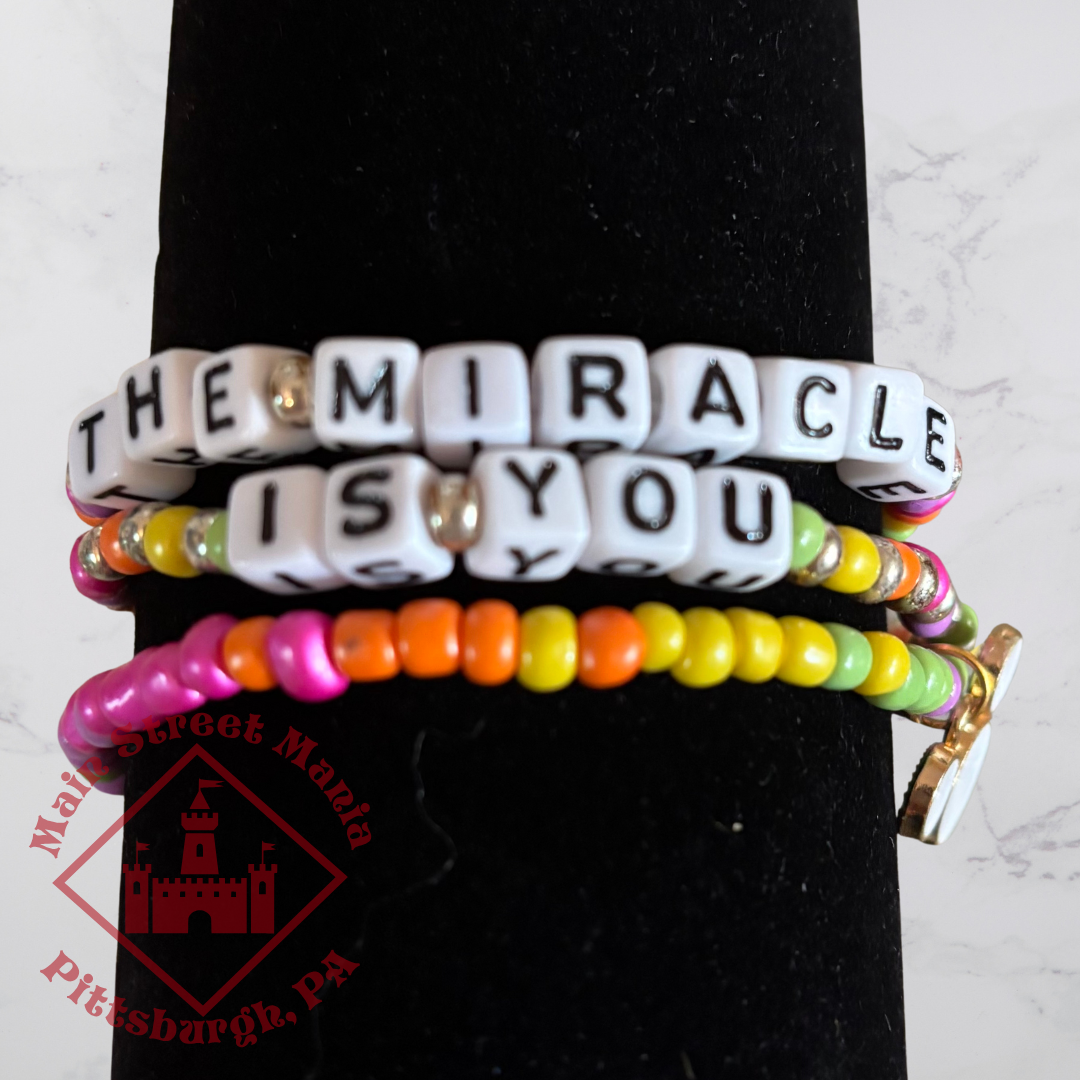 The Miracle Is You Stack Bracelets
