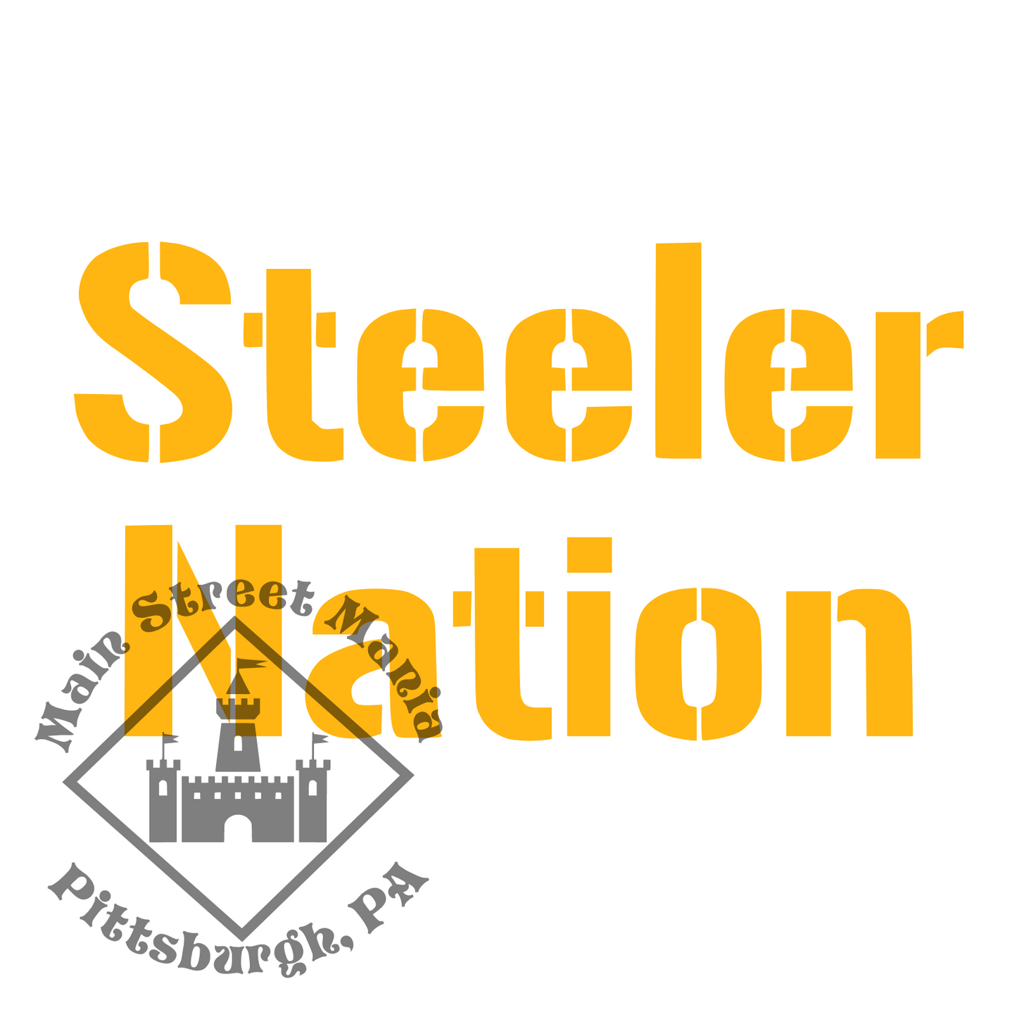 Steeler Nation Sticker Decal