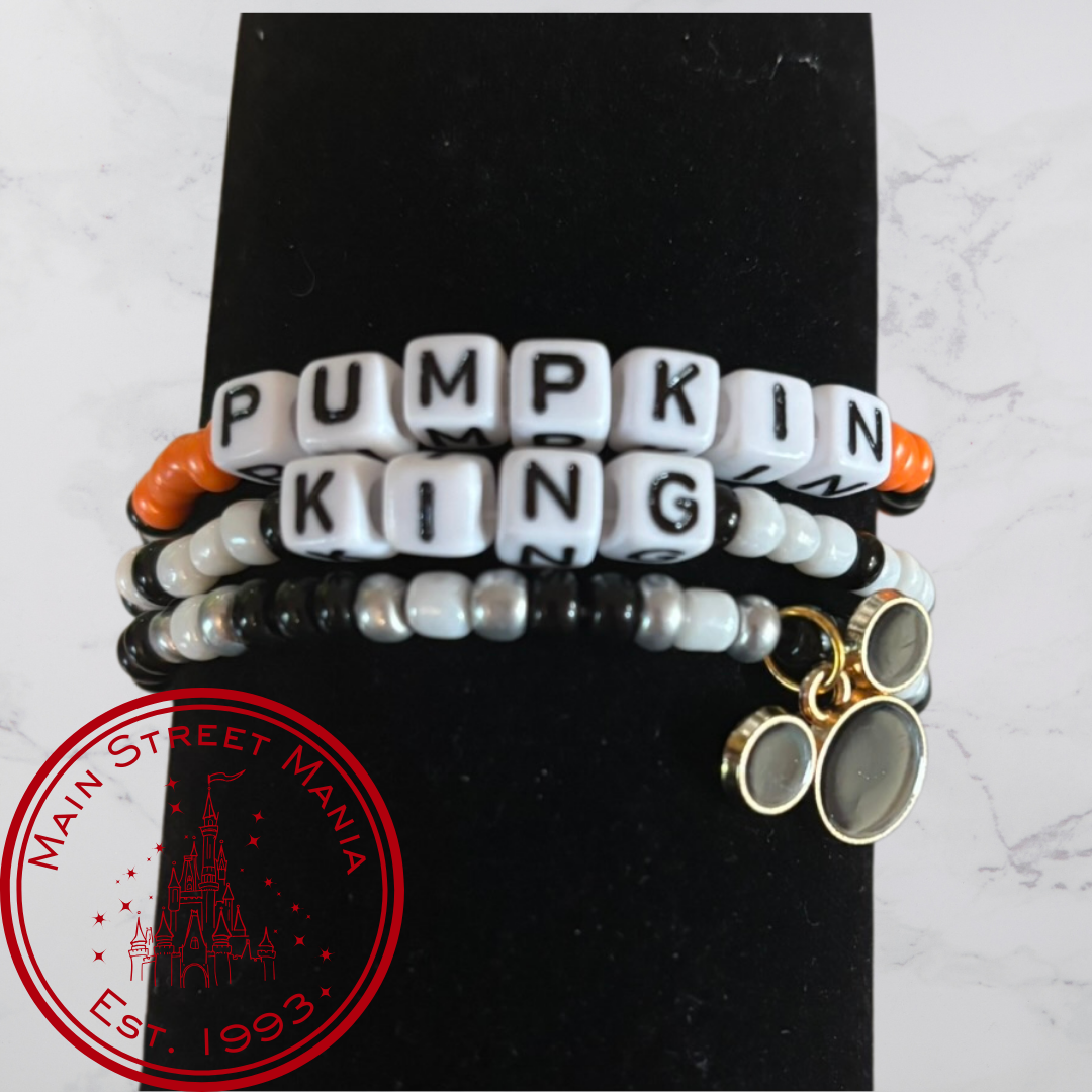 Pumpkin King Stack Bracelet Set