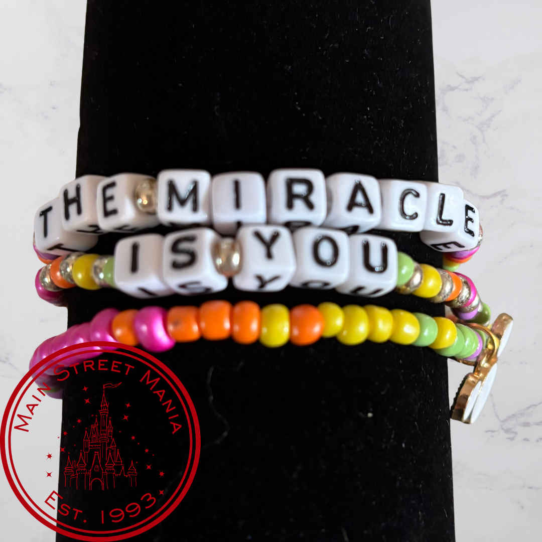 The Miracle Is You Stack Bracelets