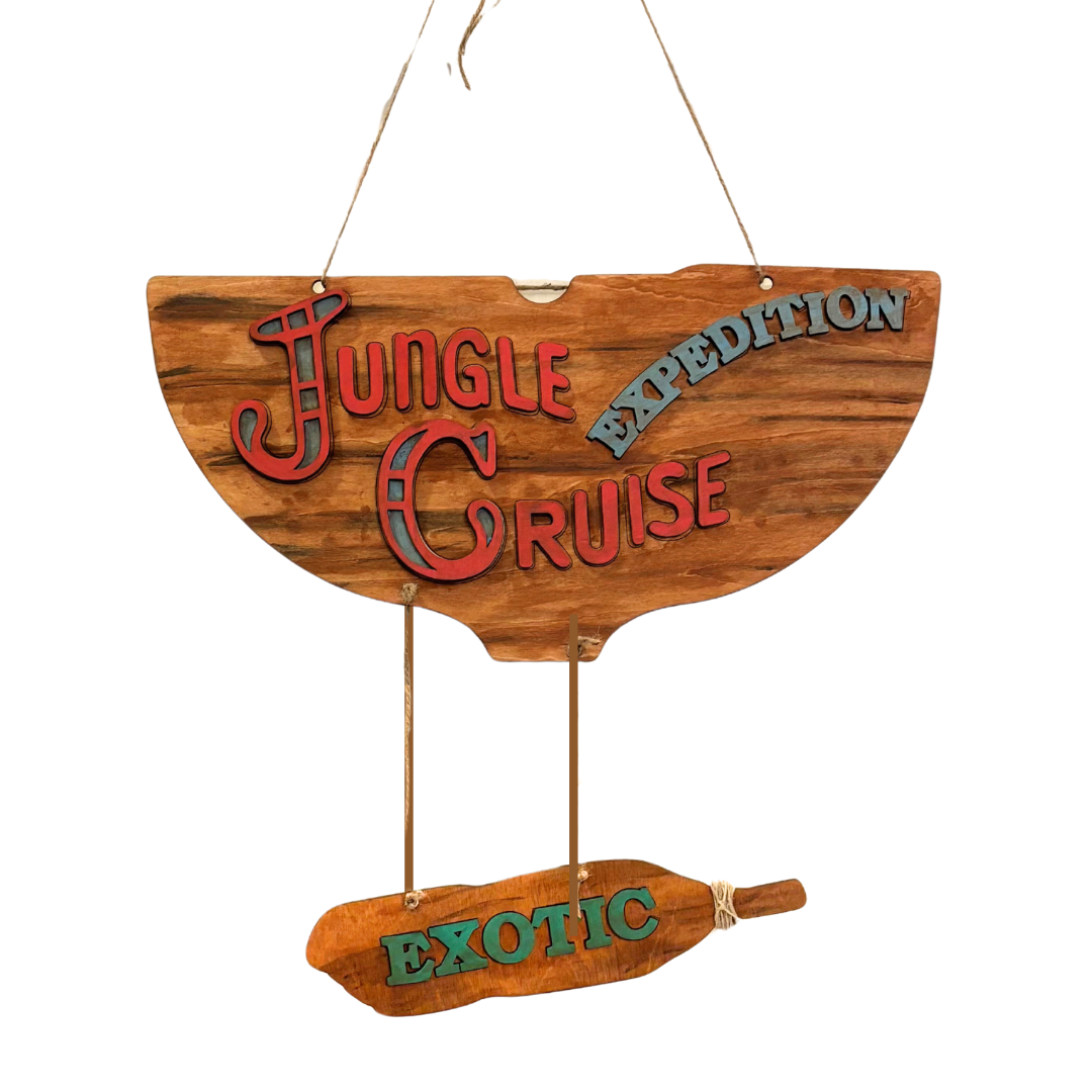 Jungle Cruise Attraction Sign