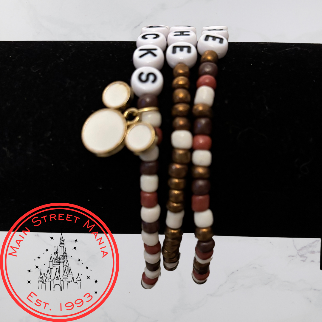 Here For The Snacks Stack Bracelet Set