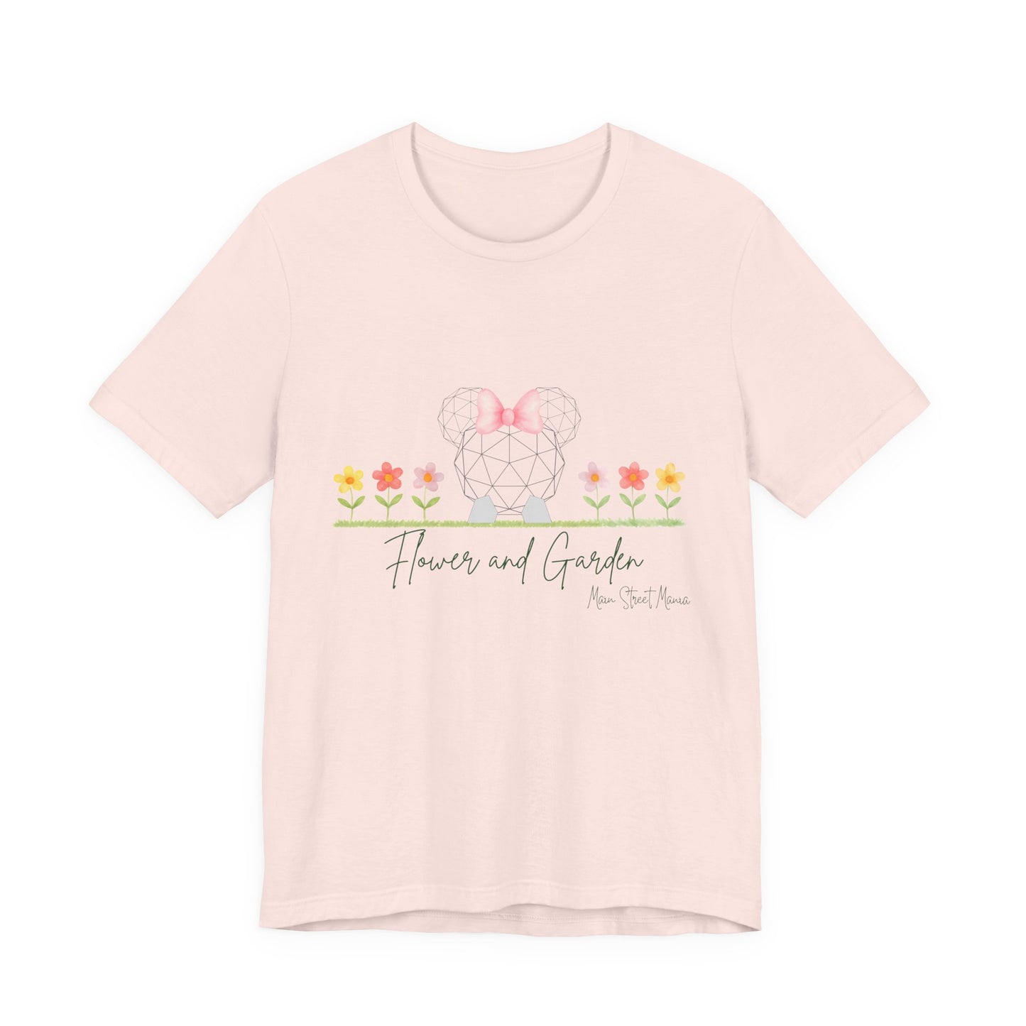 Floral Tee — "Flowers and Garden" Cute Botanical Graphic Shirt