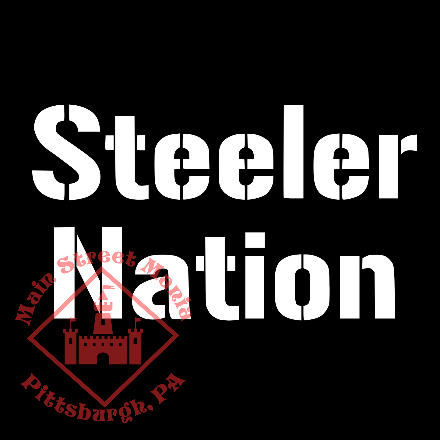 Steeler Nation Sticker Decal