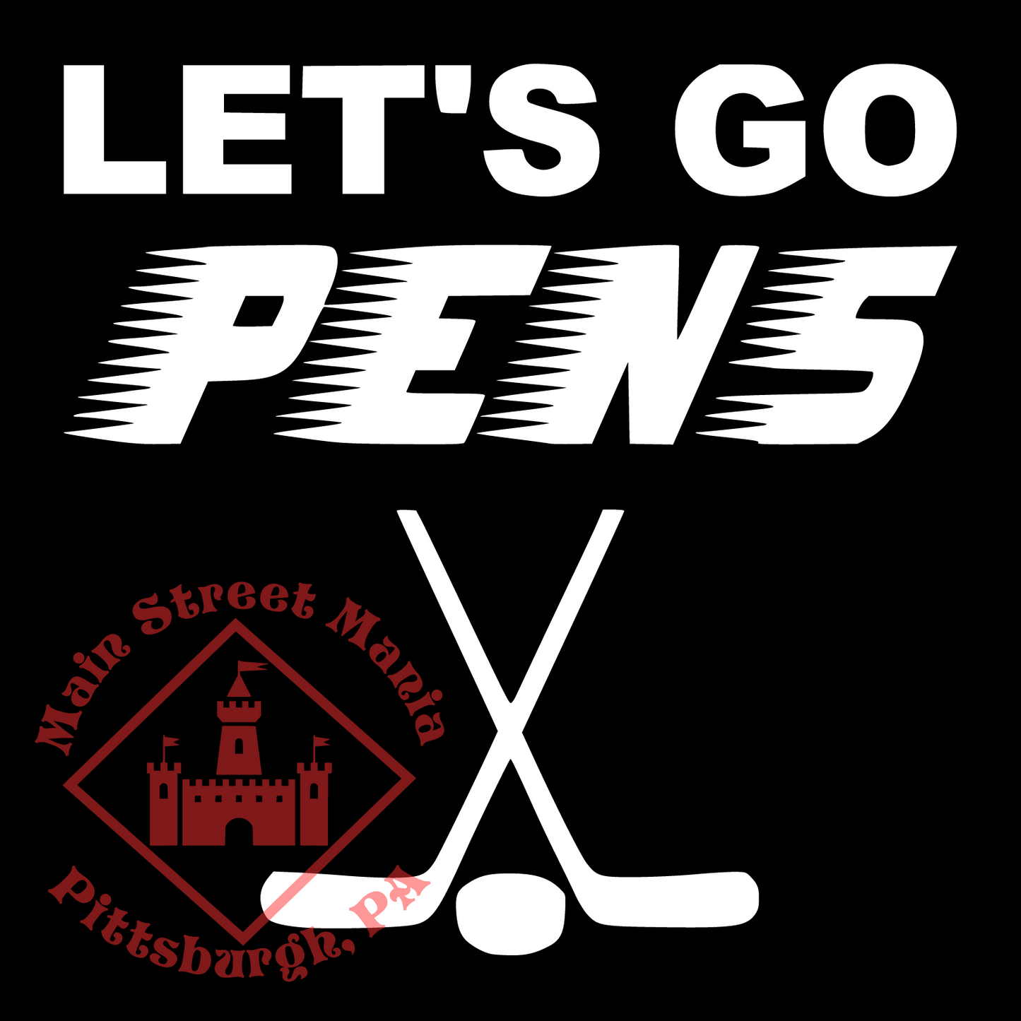 Let's Go Pens Sticker Deal