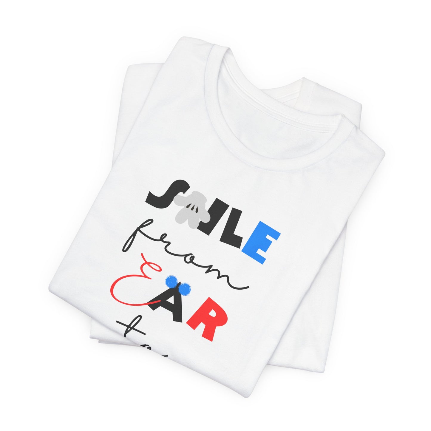 Smile From Ear to Ear Graphic Tee – Cute Disney-Inspired Typography Shirt