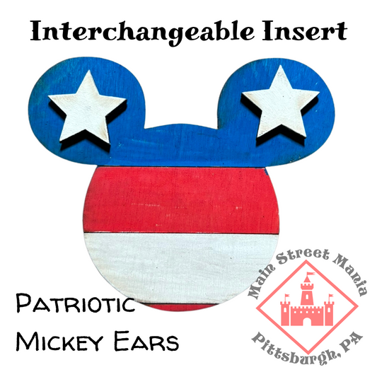 Interchangeable Patriotic Mickey Ears