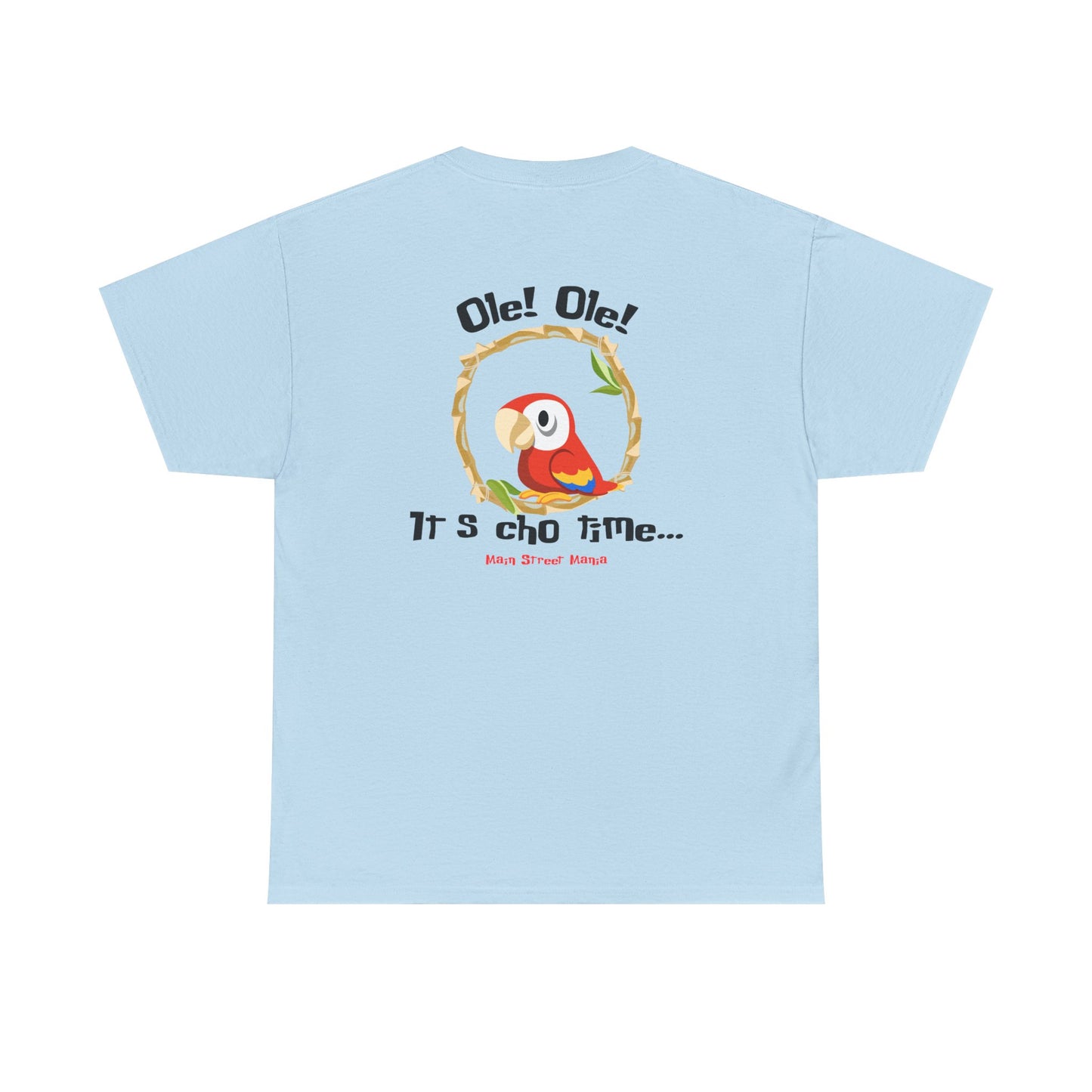 Tiki Bird Unisex Heavy Cotton Tee | Perfect for Cruise Fans, Halloween, Sea Adventure Lovers, Casual Wear, Pirate Parties