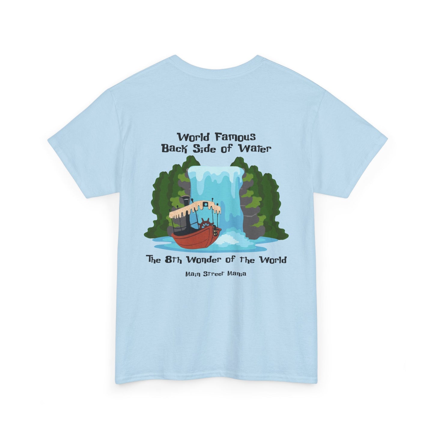World Famous Back Side of Water Tee, Unisex Cotton T-Shirt, Adventure Apparel, Travel Gift, Nature Lover Shirt, Fun Souvenir Clothing
