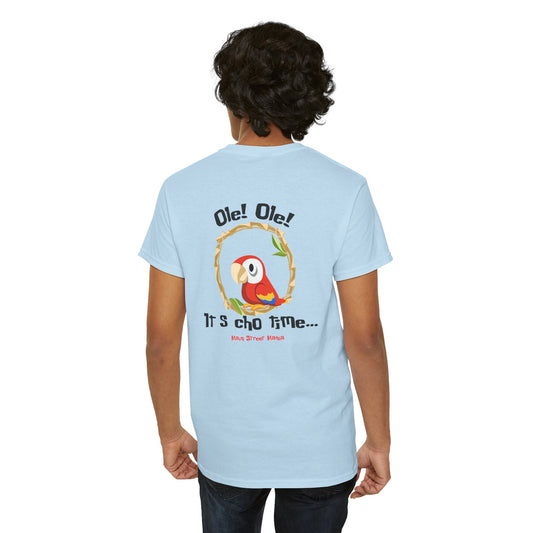 Tiki Bird Unisex Heavy Cotton Tee | Perfect for Cruise Fans, Halloween, Sea Adventure Lovers, Casual Wear, Pirate Parties