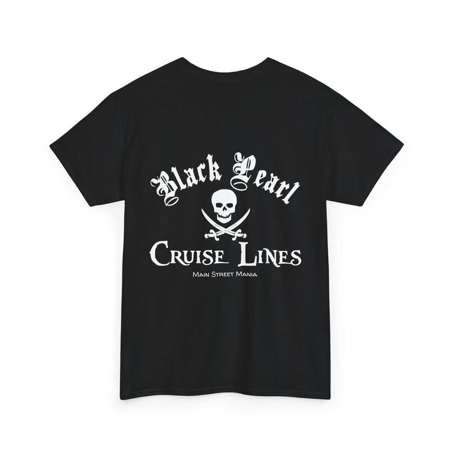 Black Pearl Cruise Lines Pirate Themed Unisex Heavy Cotton Tee