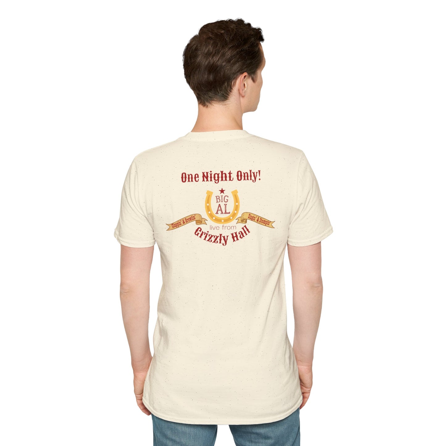 Big Al 'One Night Only' Concert Country Bear T-Shirt
