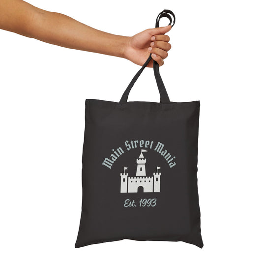 Main Street Mania Cotton Canvas Tote Bag - Eco-Friendly Shopping, Beach, & Travel Bag, Gift for Disney Lovers, Fun & Functional!