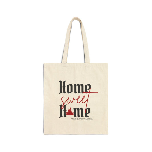 Home Sweet Home Canvas Tote Bag - Eco-Friendly, Reusable, Shopping, Gift, Home Decor