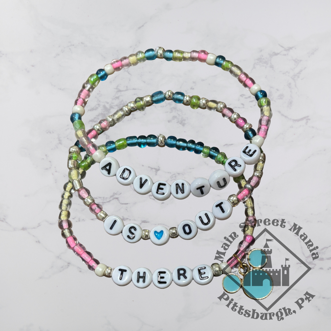 Adventure Is Out There Stack Bracelets
