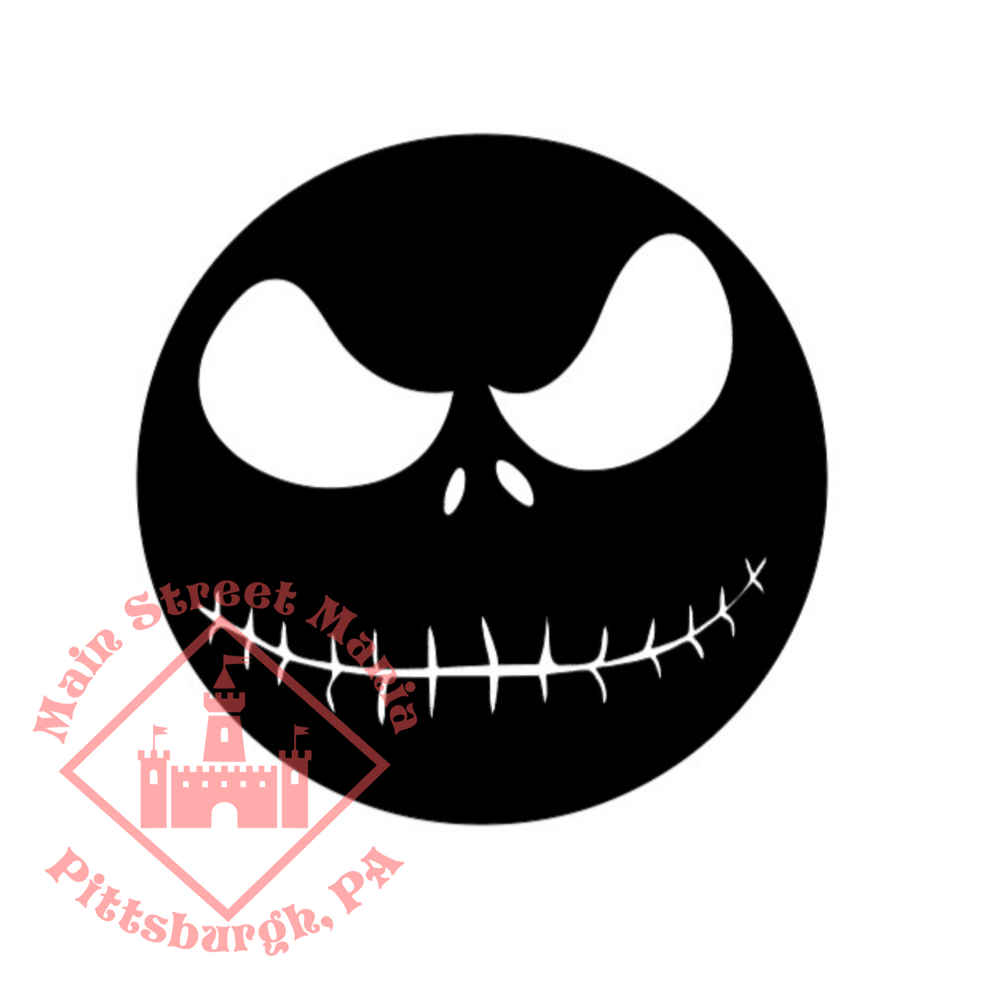 Angry Jack Skellington Decal