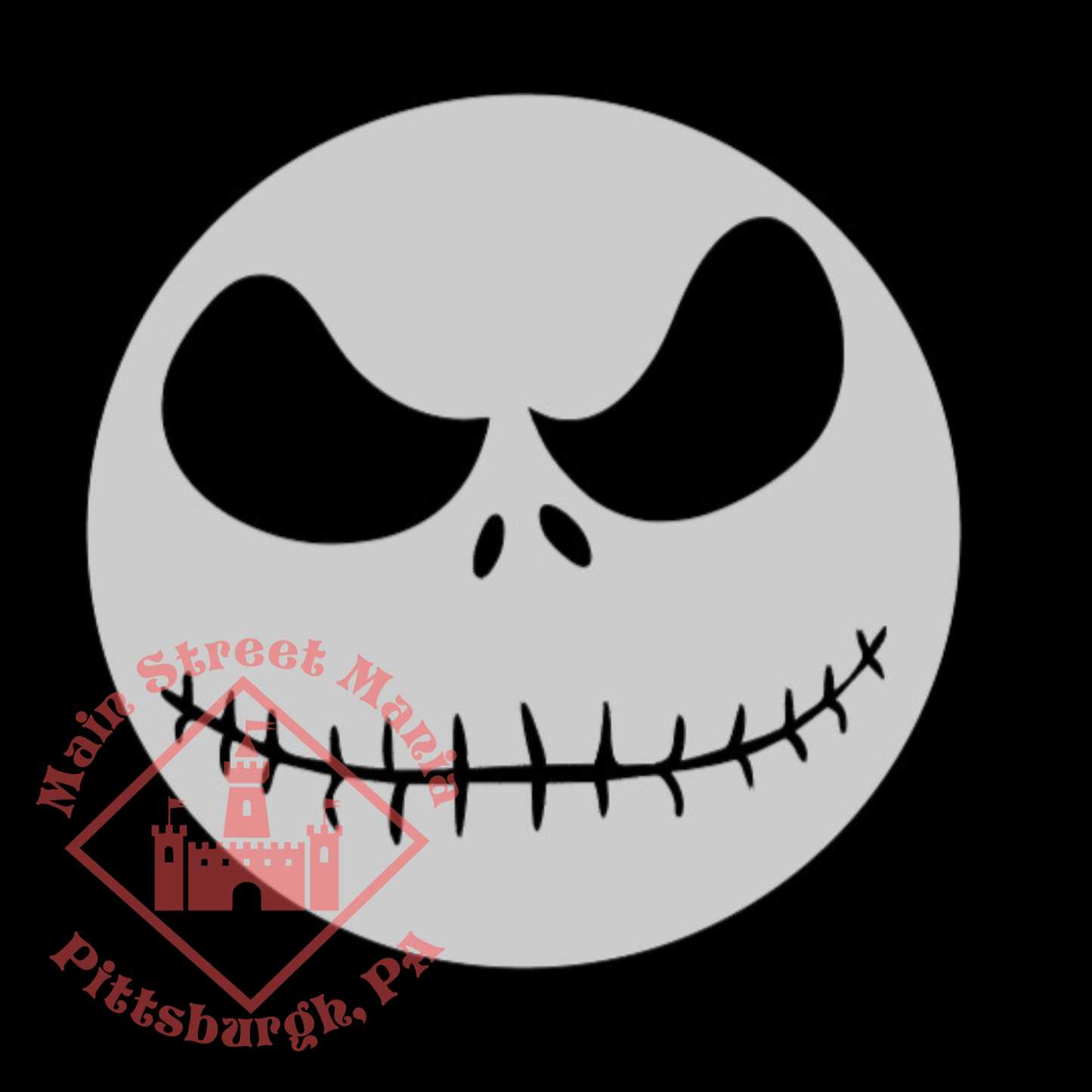 Angry Jack Skellington Decal