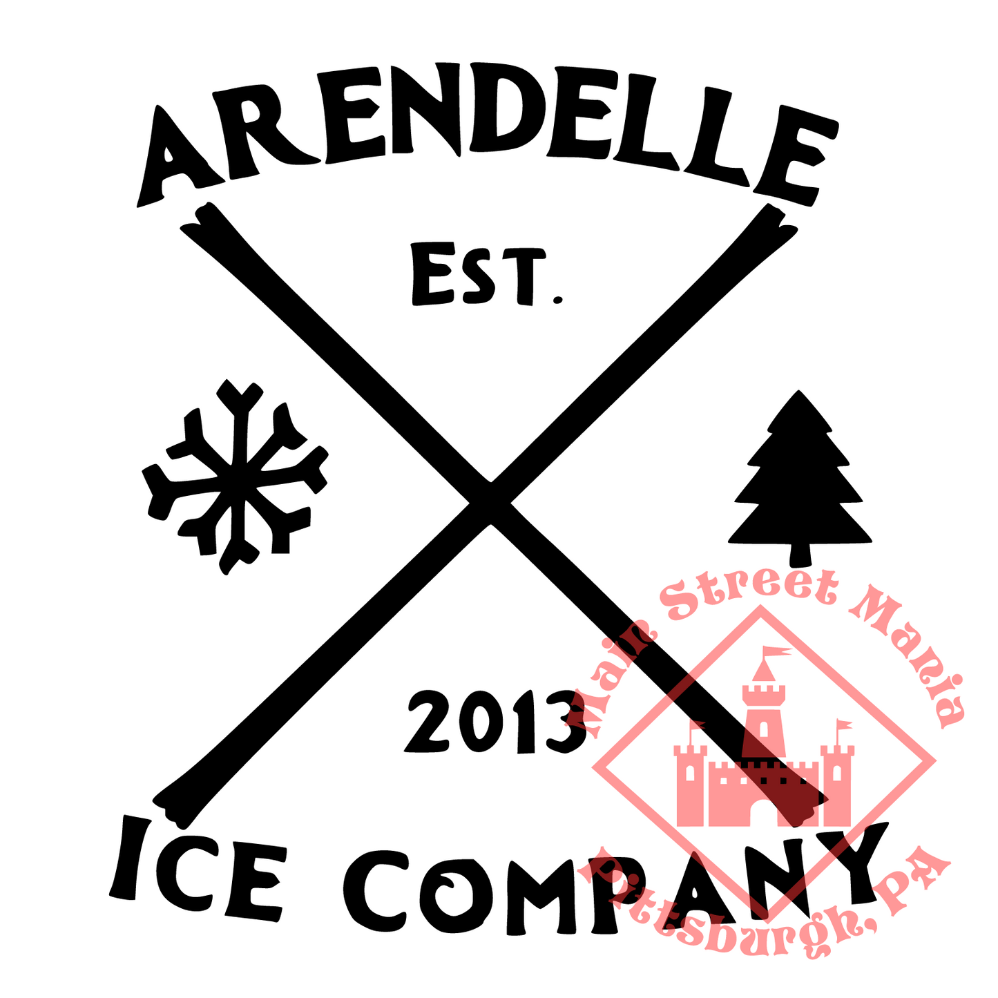 Arendelle Ice Company Frozen Sticker Decal