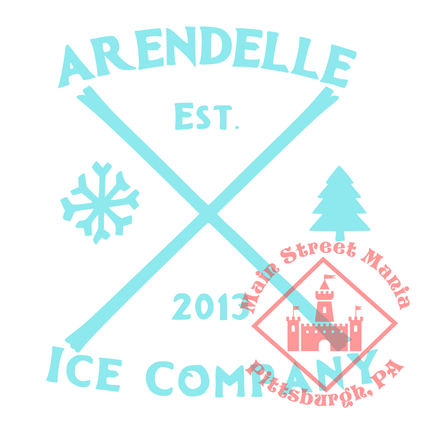 Arendelle Ice Company Frozen Sticker Decal