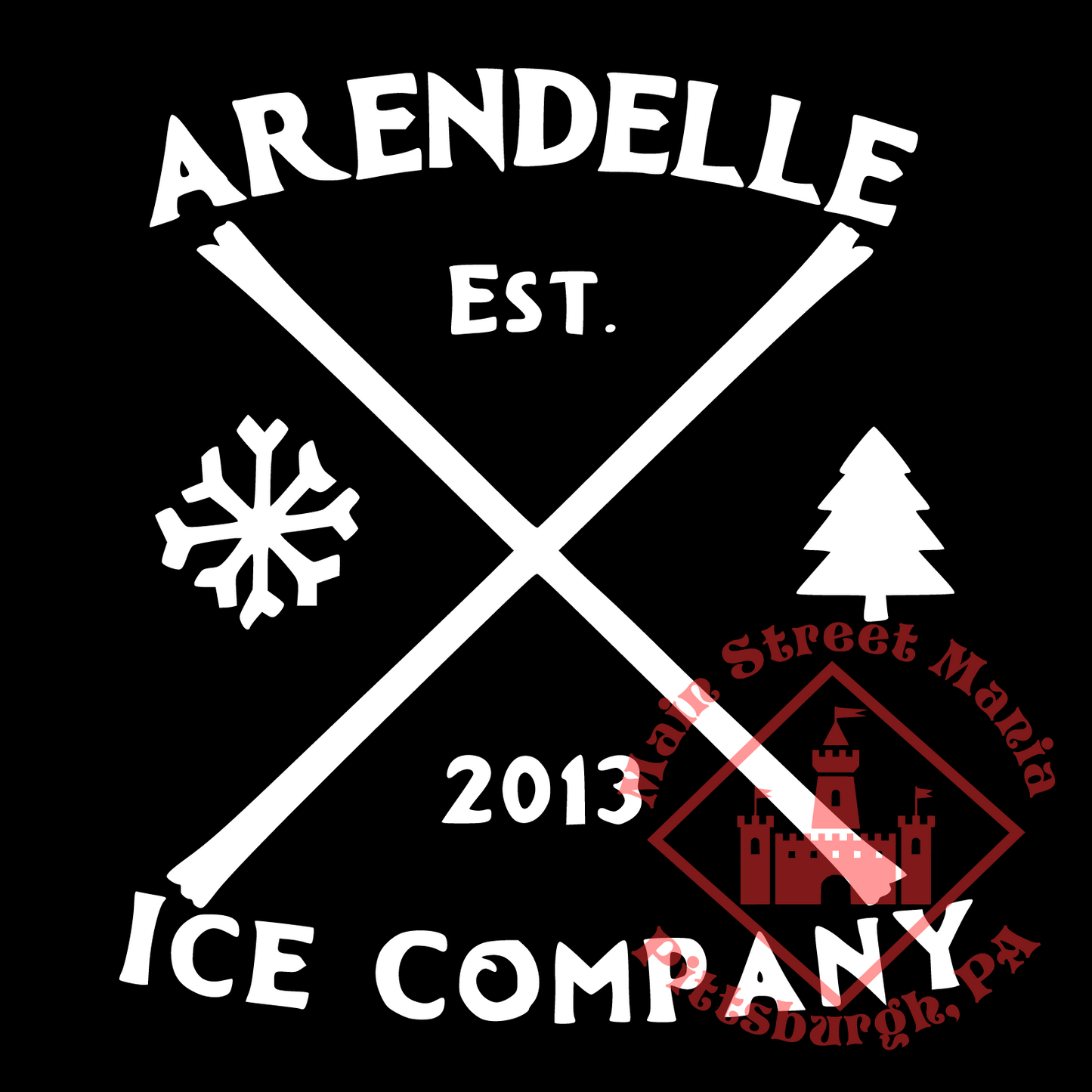 Arendelle Ice Company Frozen Sticker Decal