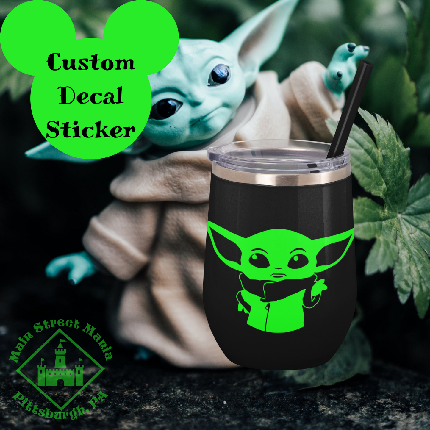 Grogu The Child Baby Yoda Decal