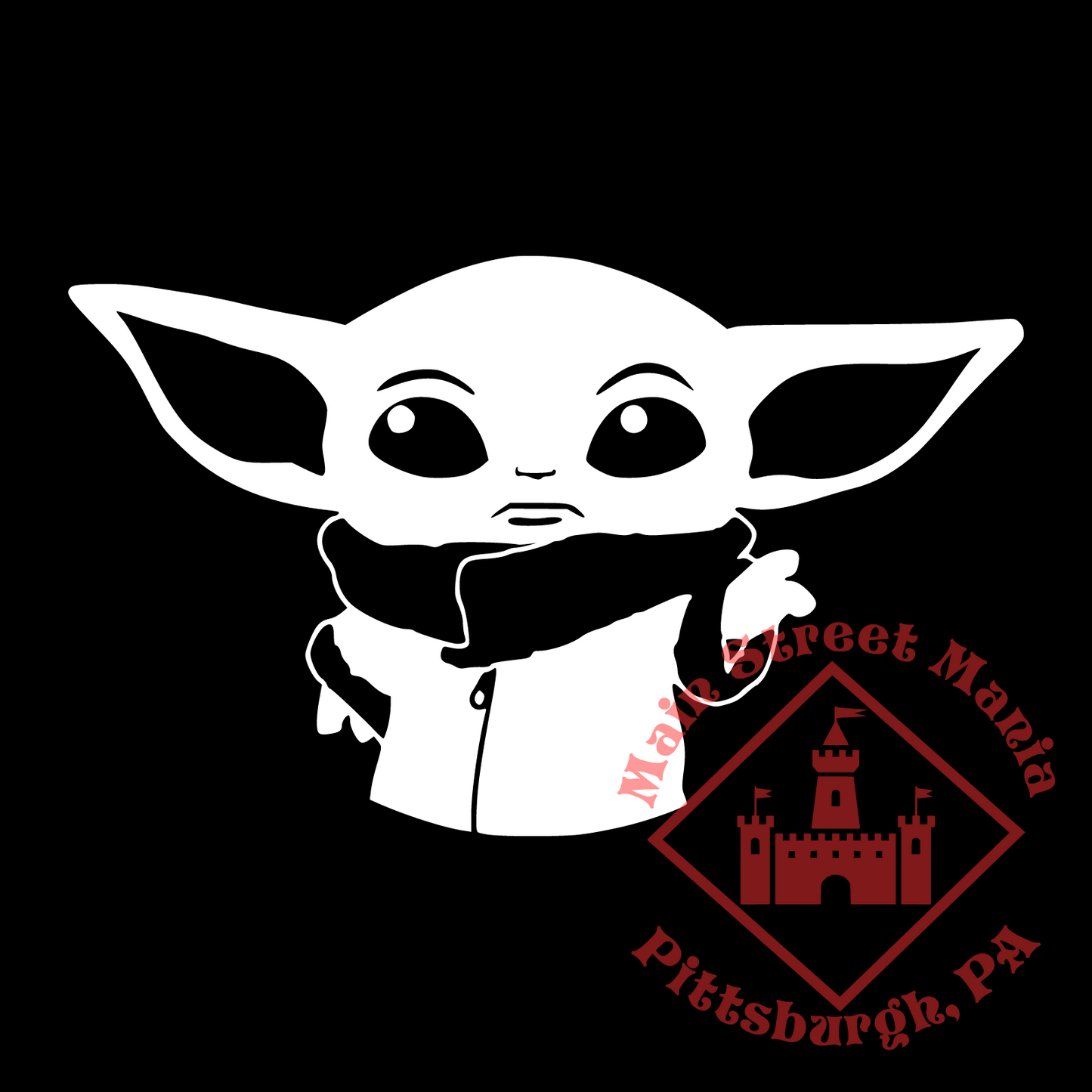 Grogu The Child Baby Yoda Decal