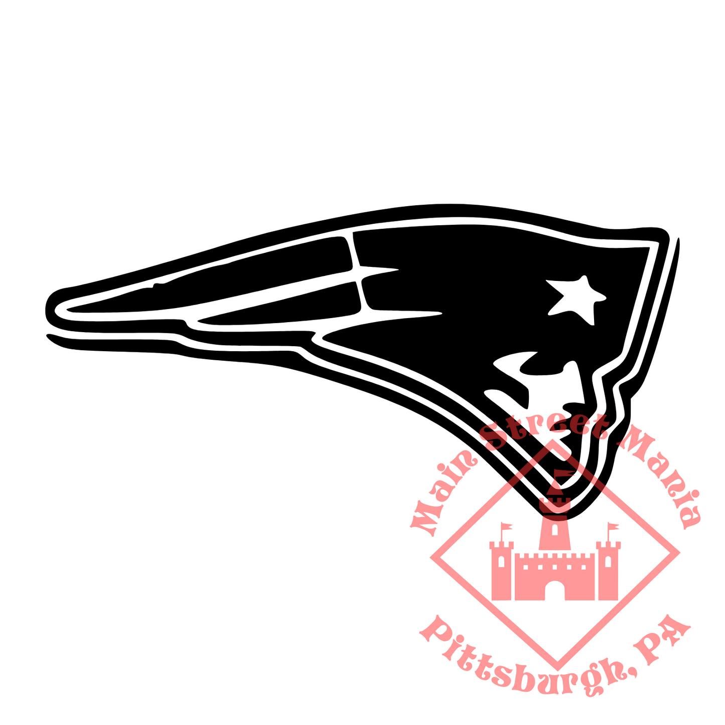 Patriots Logo Sticker Decal