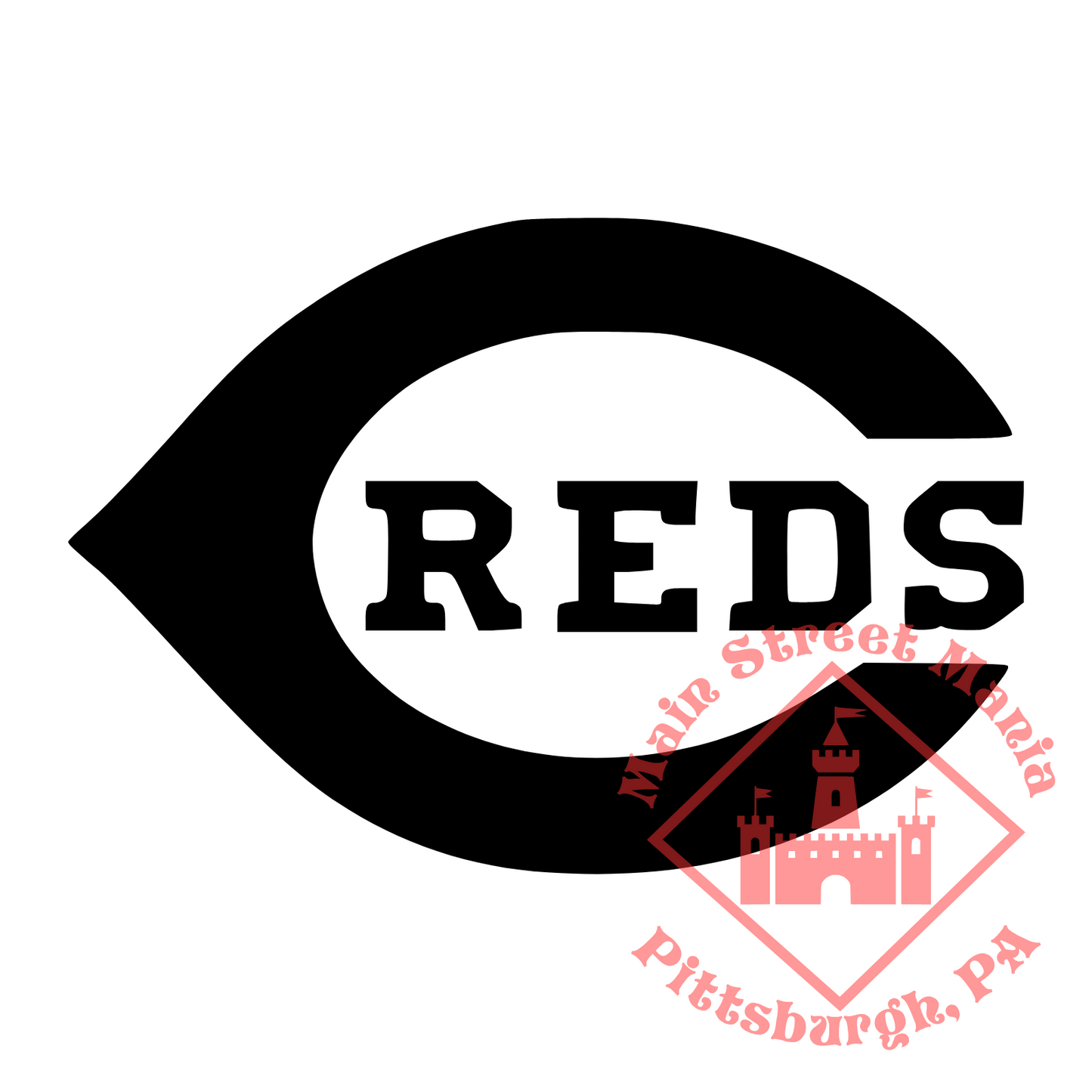 Reds C Logo Sticker Decal