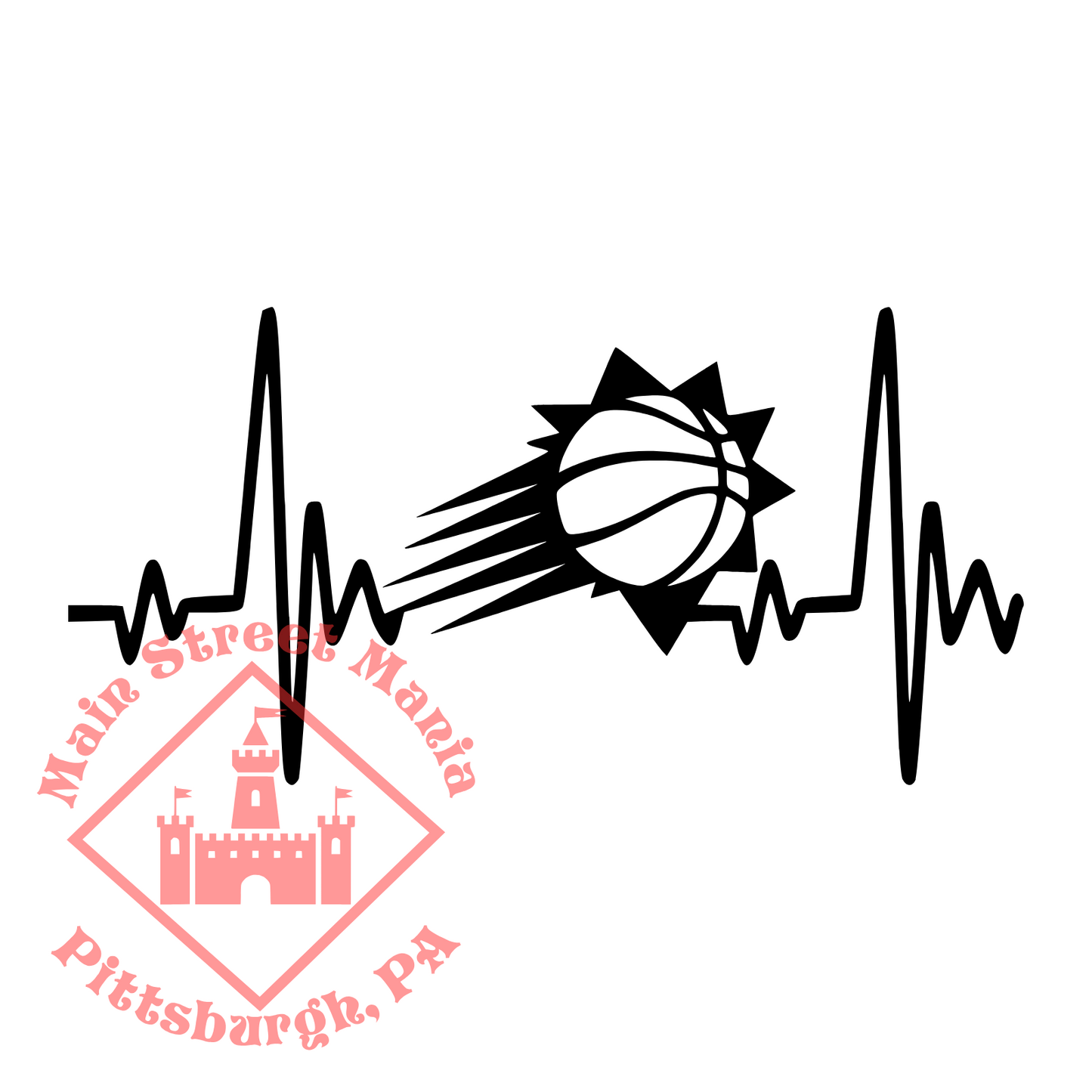 Suns Heartbeat Sticker Decal