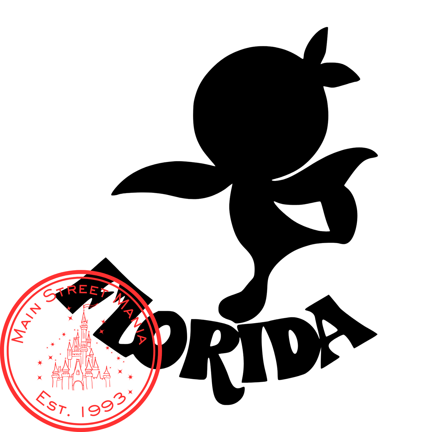 Florida Orange Bird Decal Sticker