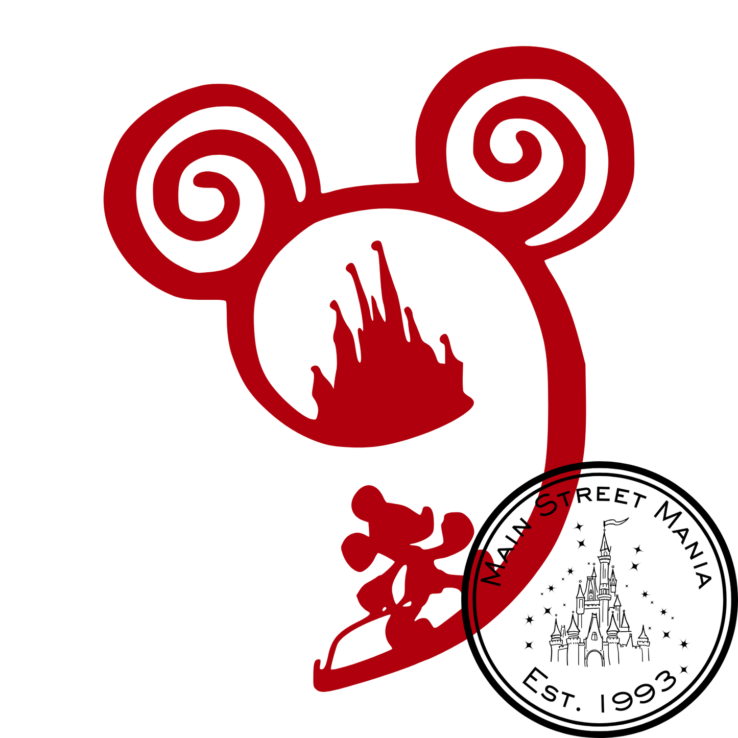 Mickey's Path to the Castle Decal