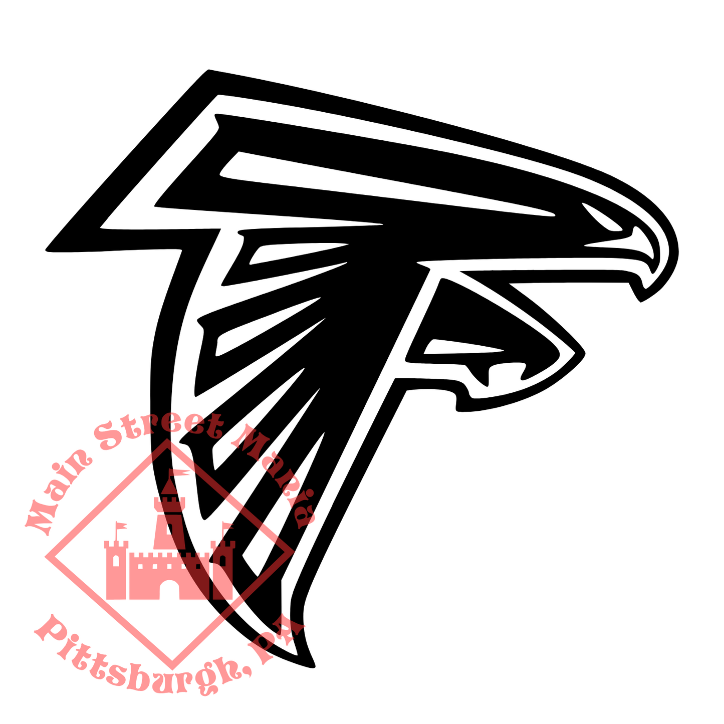 Falcons Logo Sticker Decal