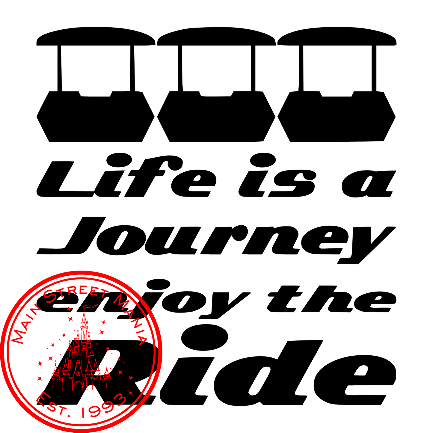 Life is a Journey People Mover Decal