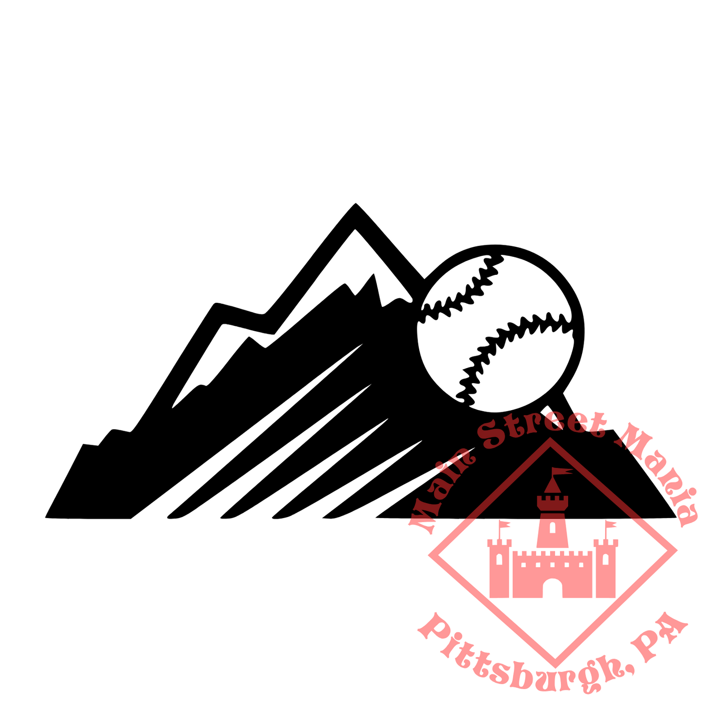 Rockies Mountain Logo Sticker Decal