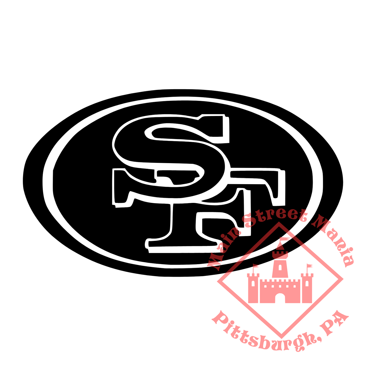 49ers Logo Sticker Decal