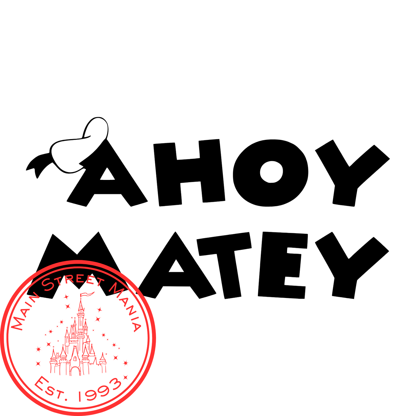 Ahoy Matey Decal