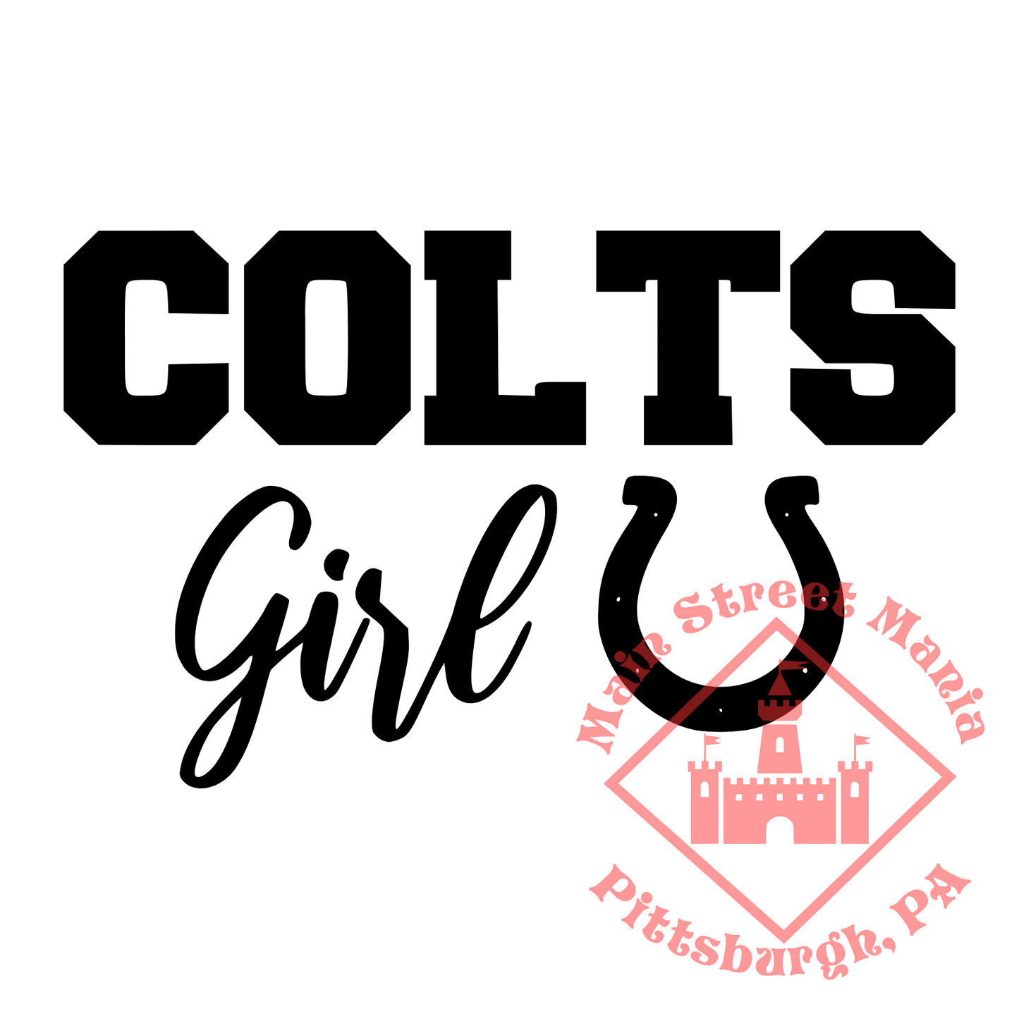 Colts Girl Sticker