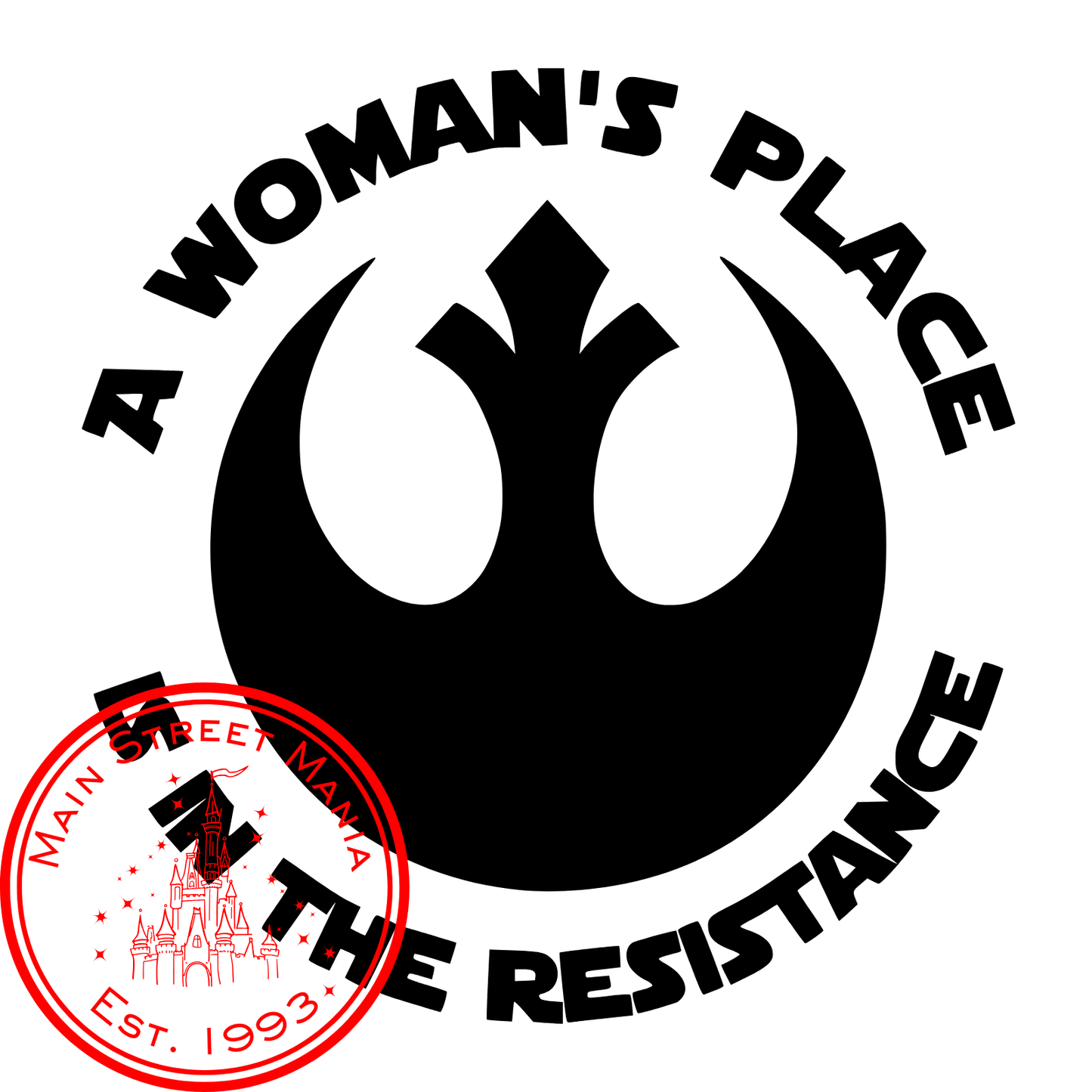 A Woman's Place is in the Resistance Decal