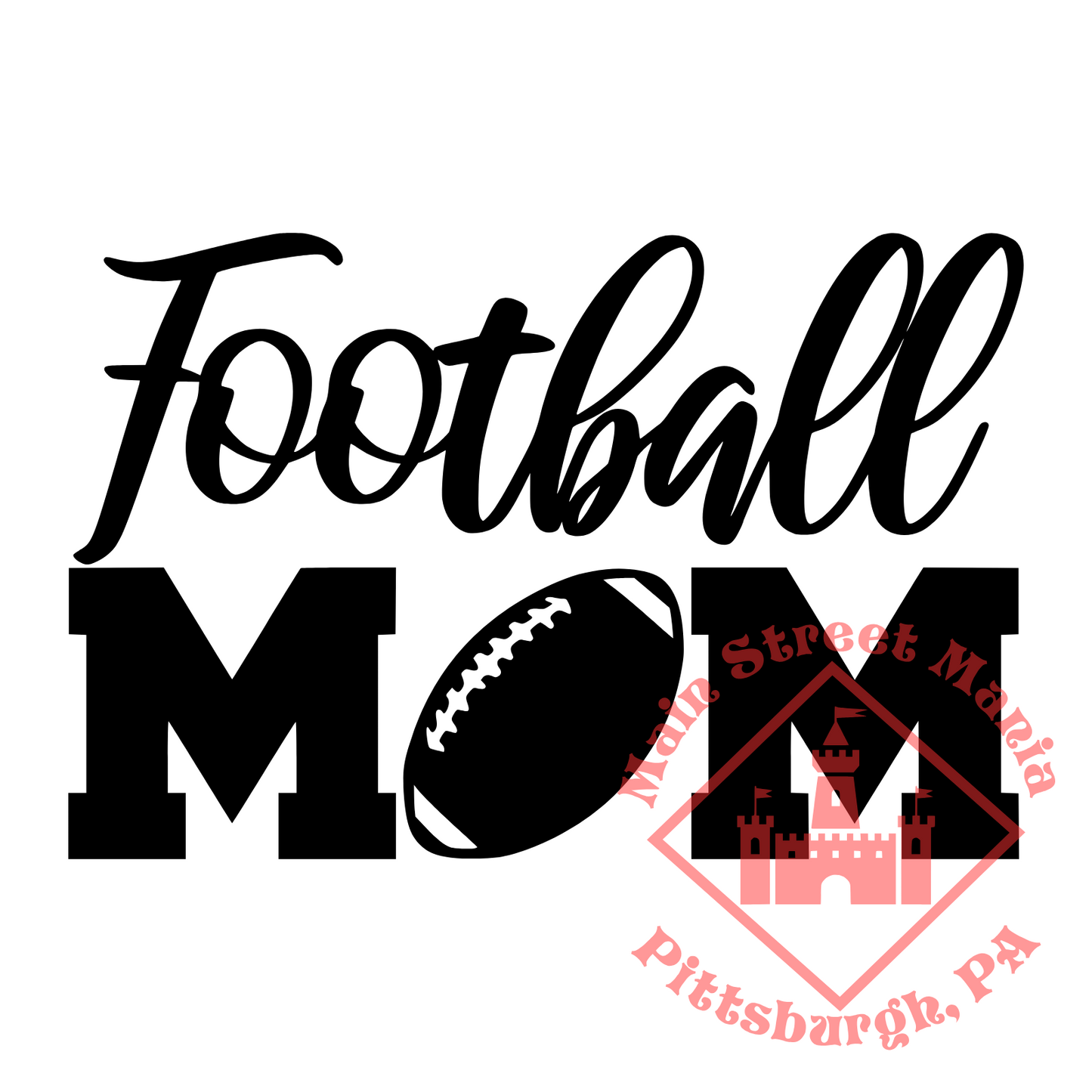 Football Mom Sticker Decal