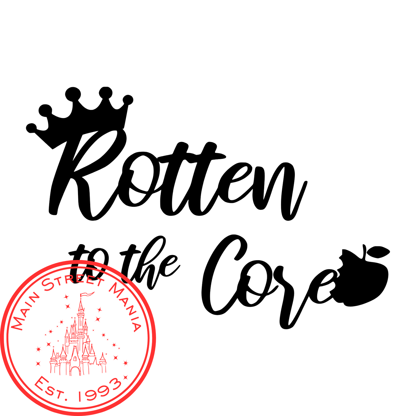 Rotten to the Core Sticker Decal