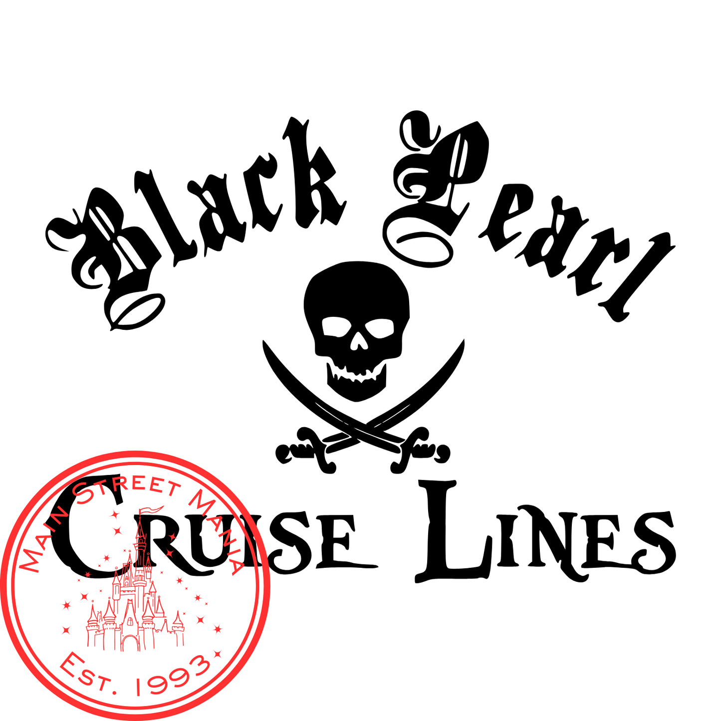 Black Pearl Cruise Lines Decal