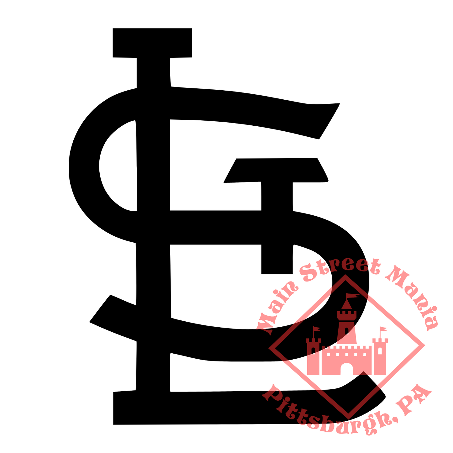 St. Louis Cardinals STL Logo Sticker Decal