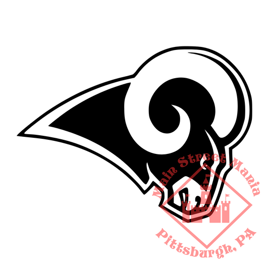 LA Rams Logo Sticker Decal