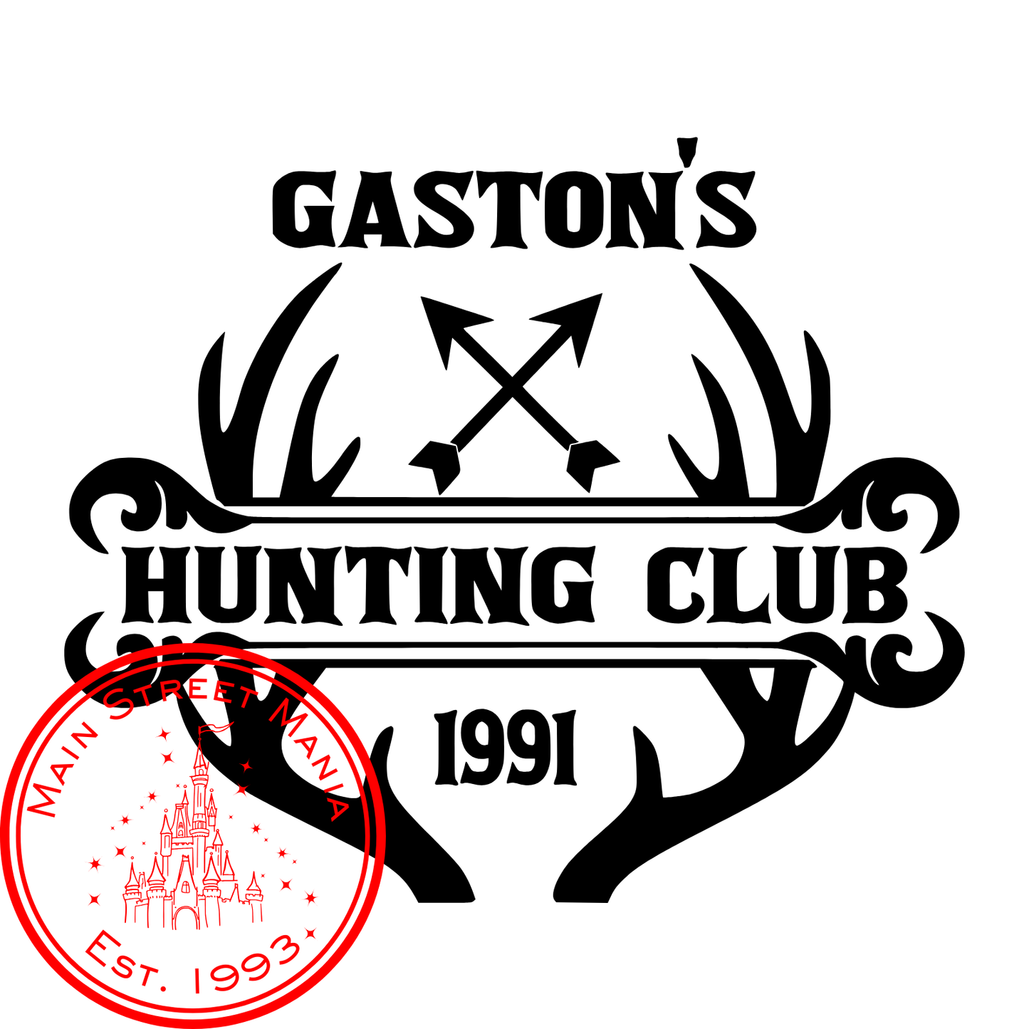 Gaston's Hunting Club Sticker Decal