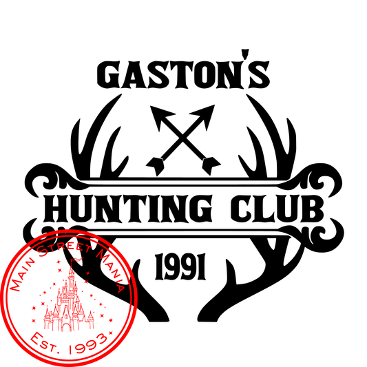 Gaston's Hunting Club Sticker Decal
